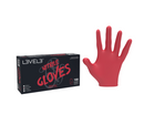 GUANTES PROFESIONALES DE NITRILO L3VEL3™ 100 uds. – ROJO 