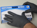 Guantes de nitrilo negros GripStrong, 100 unidades 