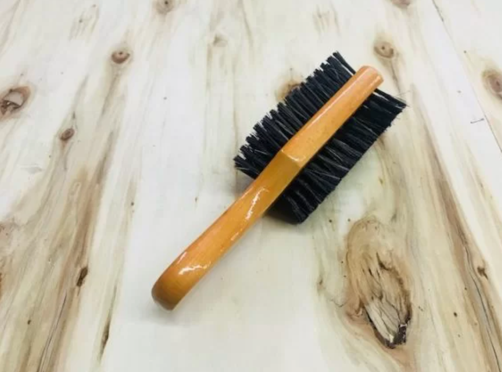 Looks wooden wave brush double sided-idealbarbersupply