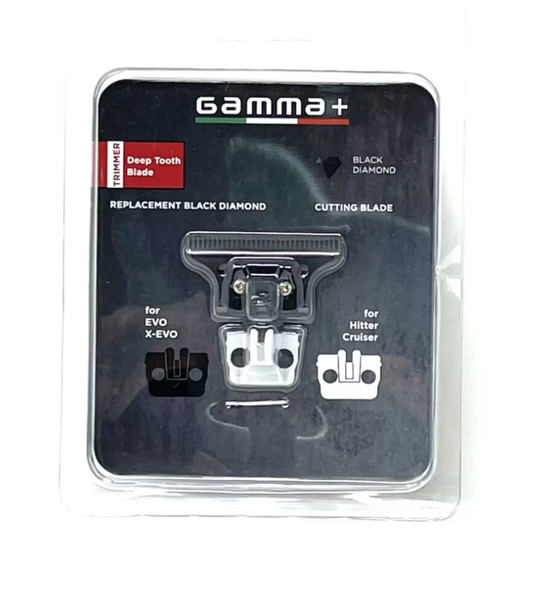 GAMMA+ Black Dimond DLC Replacement Deep Tooth Moving Trimmer Blade