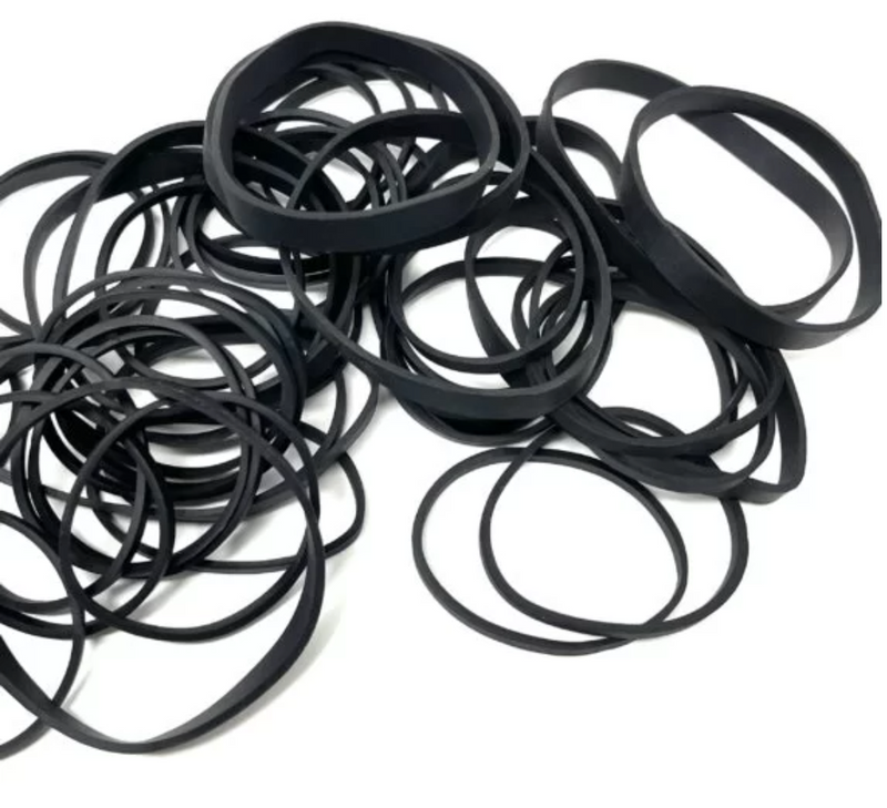 Looks Black Pony hair holders – Large assorted size black bands