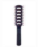 Mini cepillo para ventilación de flujo rápido sin estática Cricket, color negro 