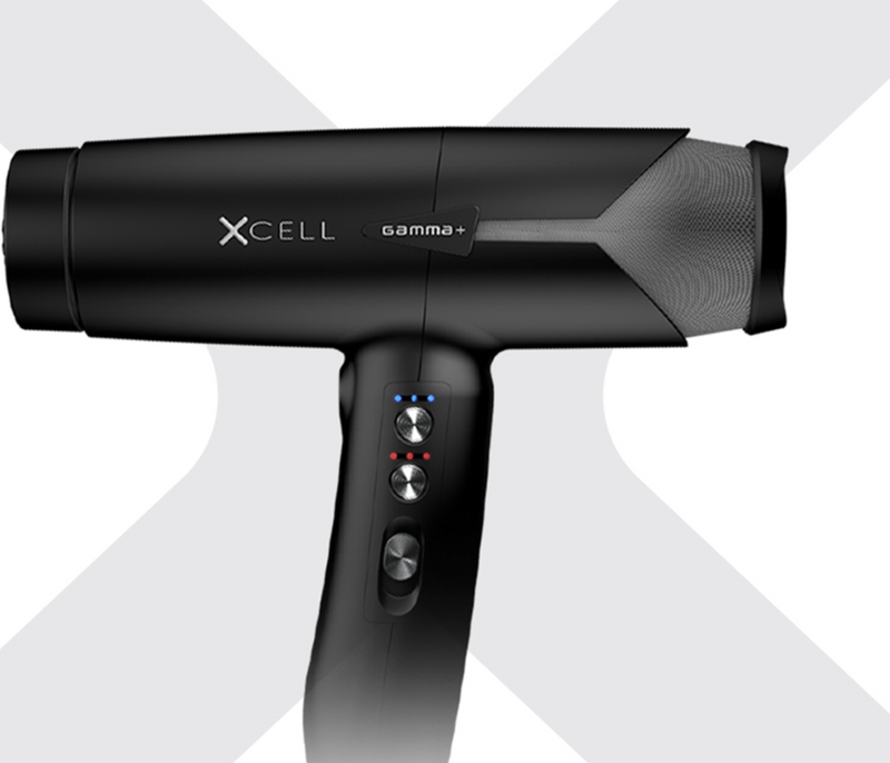 Gamma+ Xcell Ionic Technology Hair Blower Dryer - Black