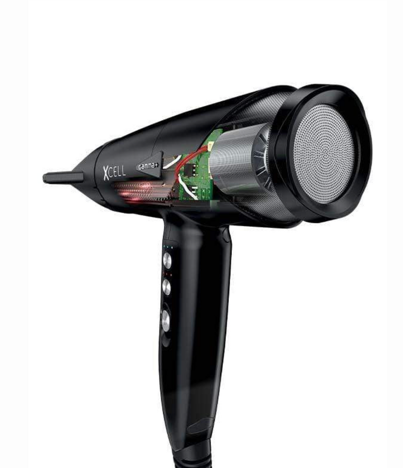 Gamma+ Xcell Ionic Technology Hair Blower Dryer - Black