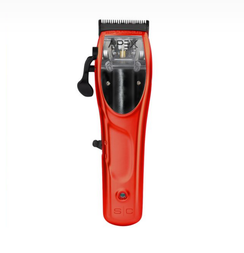 StyleCraft S|C Apex Super Torque Rotary Motor Cordless Metal Clipper – Red