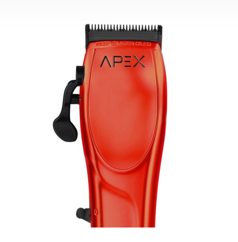 StyleCraft S|C Apex Super Torque Rotary Motor Cordless Metal Clipper – Red