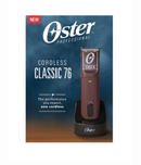 Cortadora de pelo inalámbrica Oster Classic 76 – Roja