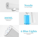 Atomizador para después del afeitado con luz azul nano