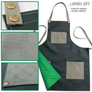 Delantal de barbero de lujo BarberGeeks – Verde cazador