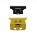 Cuchilla de corte fija ancha StyleCraft S|C Gold X-Pro con cortador de dientes profundos DLC 