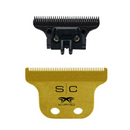 Cuchilla de corte fija StyleCraft S|C CLASSIC Gold X-Pro con cortador de dientes profundos DLC 