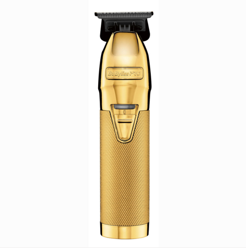 BaBylissPRO GoldFX Skeleton Cordless Trimmer FX787GDB – Original Gold with Deep Tooth Black Blade