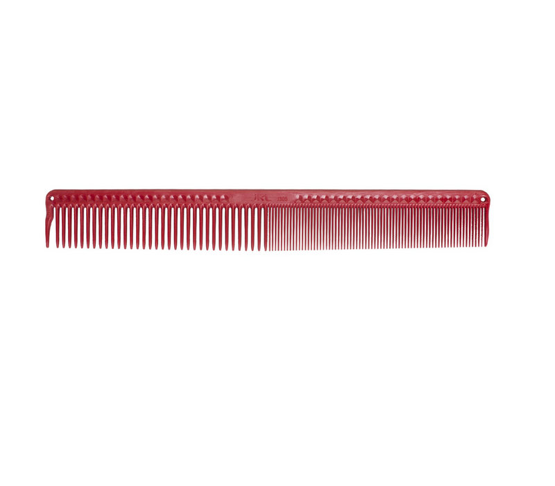 JRL Precise Cutting Comb 8.6″ – J305 red