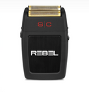Afeitadora de doble lámina StyleCraft S|C Rebel: eléctrica, inalámbrica y recargable con motor de par supertorque y cabezal de lámina de titanio dorado