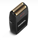 Afeitadora de doble lámina StyleCraft S|C Rebel: eléctrica, inalámbrica y recargable con motor de par supertorque y cabezal de lámina de titanio dorado