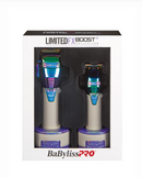 Cortadora inalámbrica BaBylissPRO LimitedFX Boost+ Lithium y recortadora de barba sin cable con base de carga adicional – FXHOLPKCTB-I – ChameleonFX 