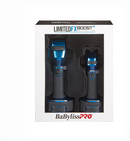 Cortadora inalámbrica de litio BaBylissPRO LimitedFX Boost+ y recortadora de barba sin cable con base de carga adicional – FXHOLPKCTB-BC – BlueFX 