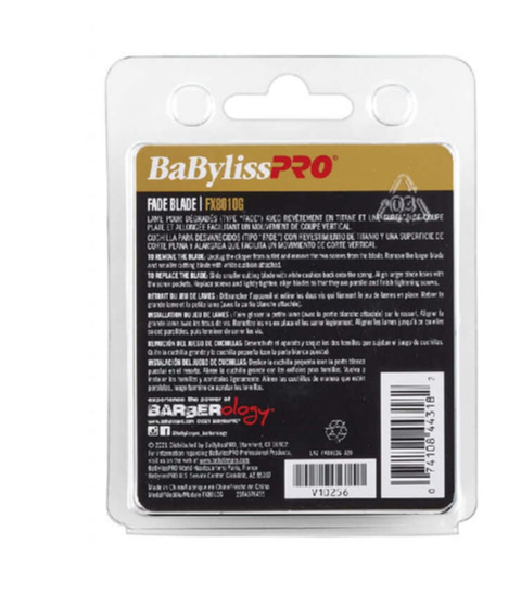 BaBylissPRO FXclipper Replacement Fade Blade Gold FX8010G