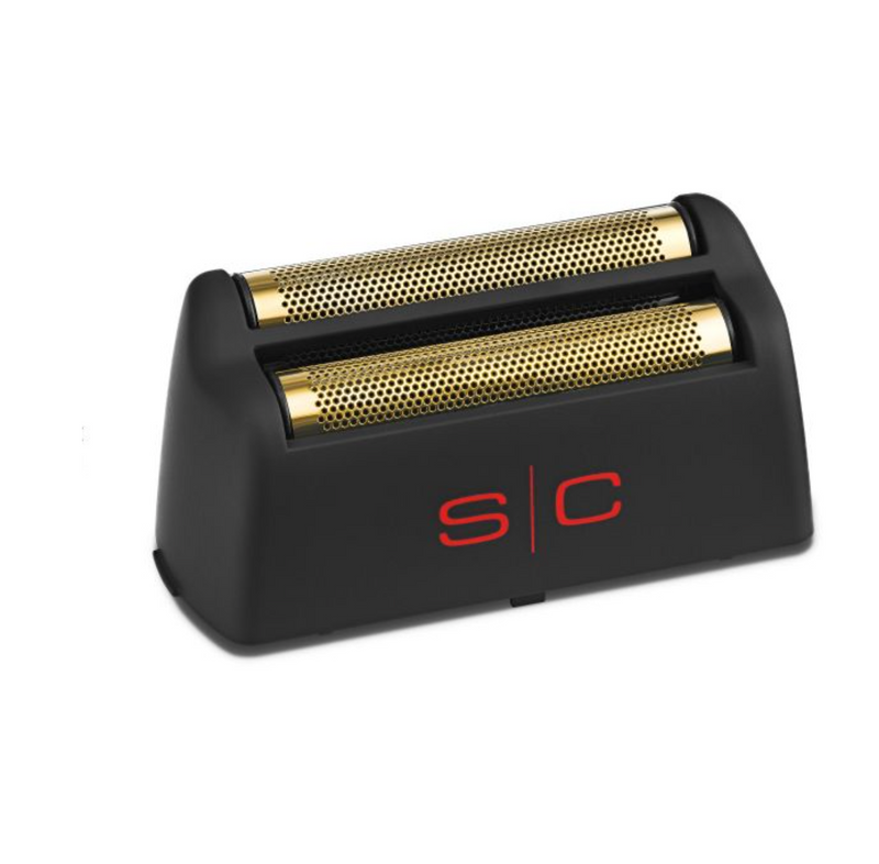 StyleCraft S|C Rebel Shaver Replacement Gold Titanium Foil Head Black SC515G