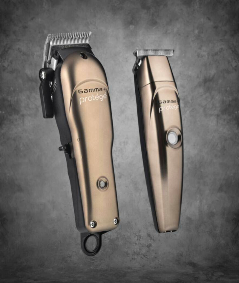 Gamma+ Protege Gunmetal Cordless Clipper & Trimmer Combo