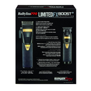 Cortadora inalámbrica de litio BaBylissPRO LimitedFX Boost+ y recortadora de barba sin cable con base de carga adicional – FXHOLPKCTB-B – BlackFX 