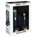 Cortadora inalámbrica de litio BaBylissPRO LimitedFX Boost+ y recortadora de barba sin cable con base de carga adicional – FXHOLPKCTB-B – BlackFX 