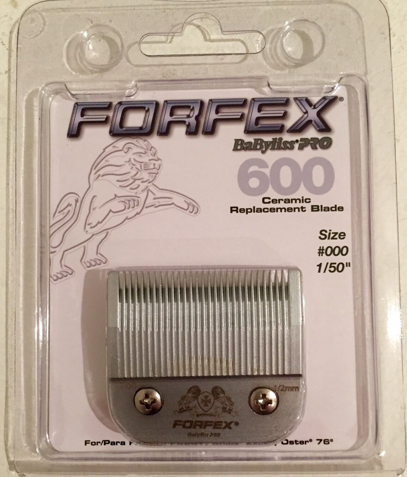 Babylisspro FORFEX 600 High Carbon Steel Ceramic Replacement Blade #000 1/50” 1/2mm – #FX600W