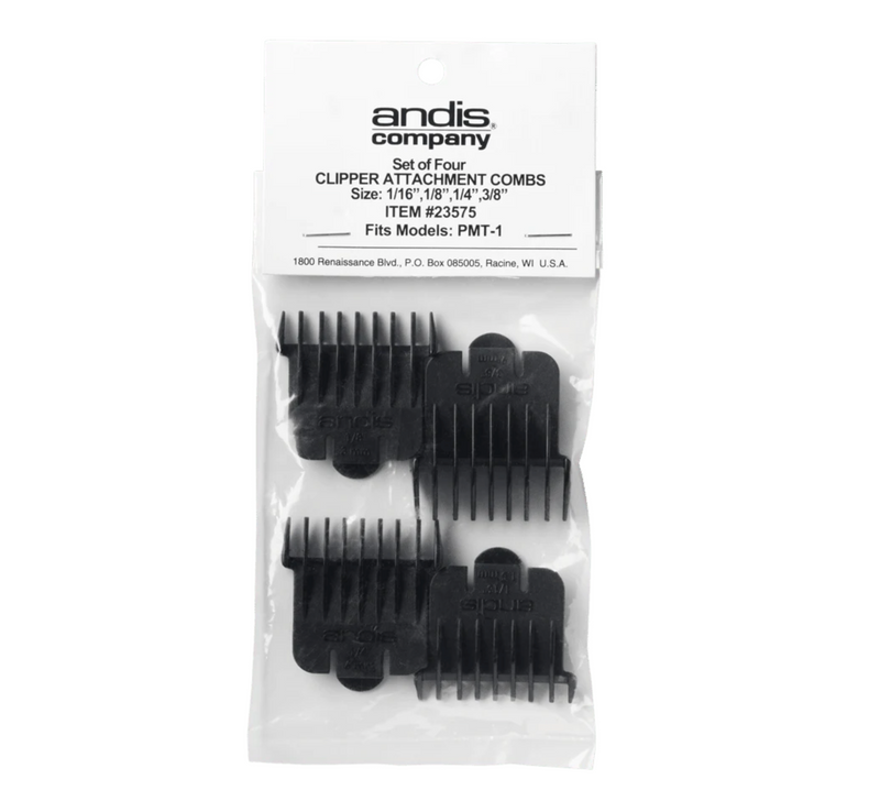 Andis Snap-On Trimmer Attachment Combs Guards 4pcs set