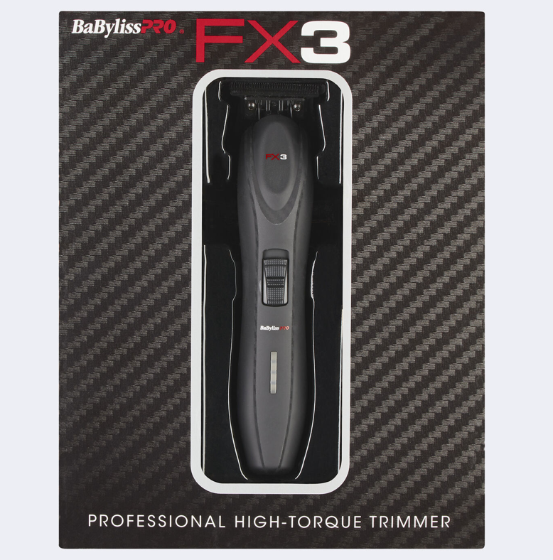 BabylissPro Black FX3 High Torque Cordless Trimmer FXX3TB