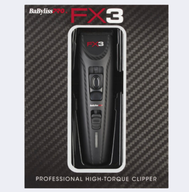 Babylisspro Black FX3 Collection – Clipper, Trimmer, Shaver & travel case