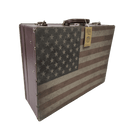 Vincent Master travel barber Case [American flag].