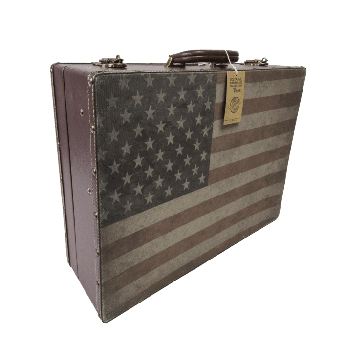 Vincent Master travel barber Case [American flag].