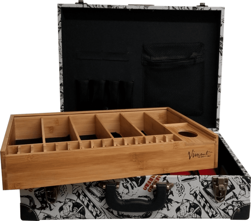 Vincent Master travel barber Case [vintage white].