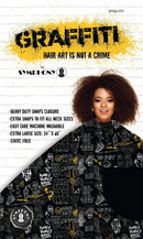 Symphony graffiti black cape.